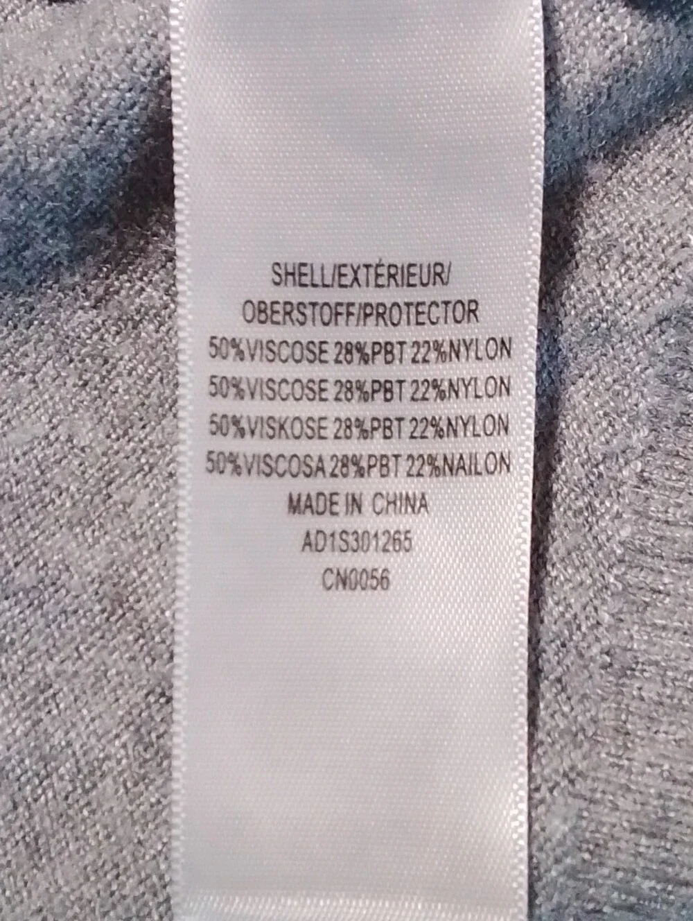 Adrianna Papell Gray Jeweled-Button Cardigan Large Feminine Coquette Office